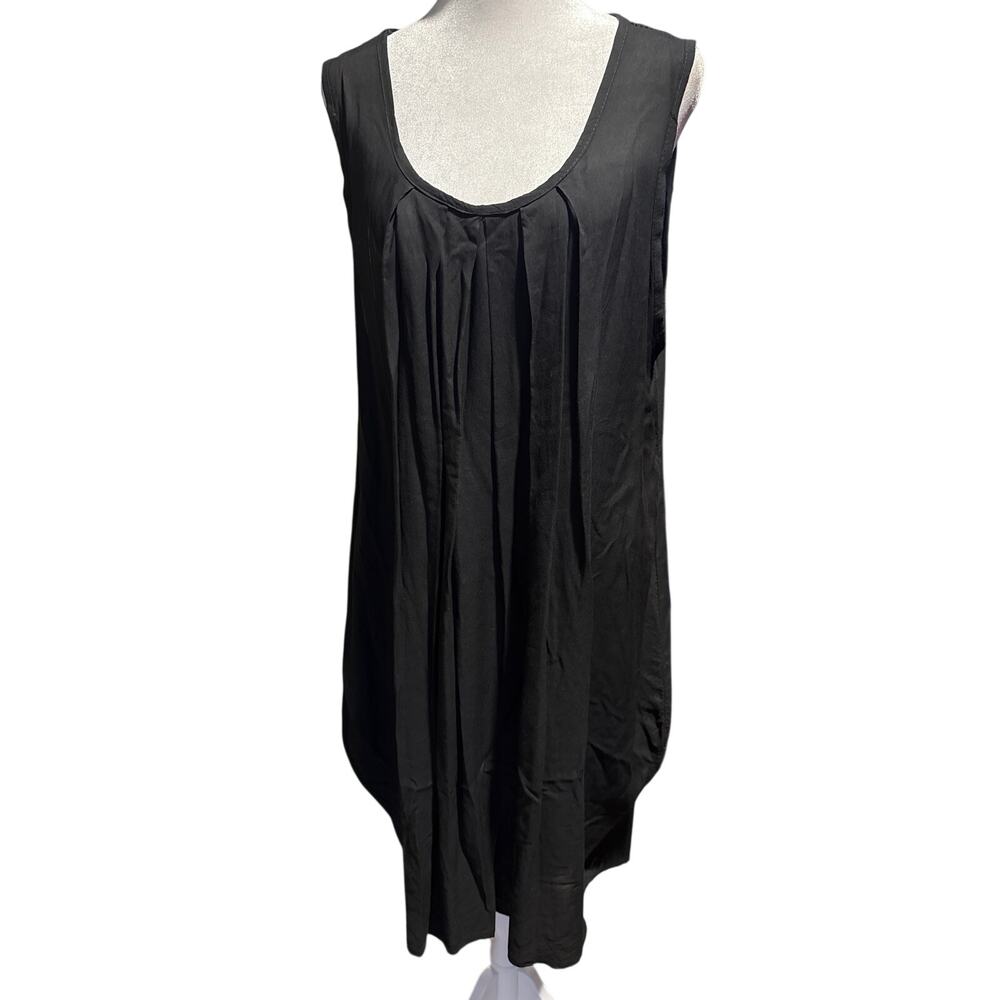 Angela Mara Italian High Low Lightweight Tank Dress Xl View 3